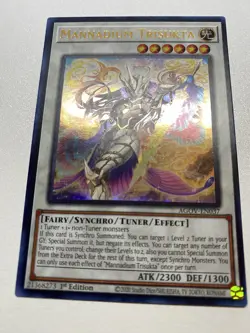 Yu-Gi-Oh! Mannadium Trisukta Ultra Rare 1st Edition AGOV-EN037 NM/M - Image 1