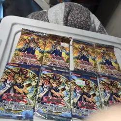 8 Sealed Packs Yu-Gi-Oh Booster Packs OG English - Image 4