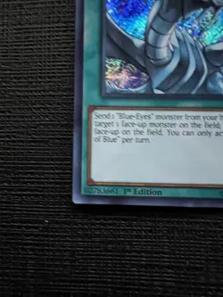 Yu-Gi-Oh! TCG Majesty With Eyes Of Blue LCKC-EN031 1st Edition Secret Rare NM - Image 5