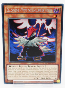 YUGIOH Blackwing - Vayu The Emblem Of Honor - LC5D-EN118 - Secret 1st ED - NM - Image 1