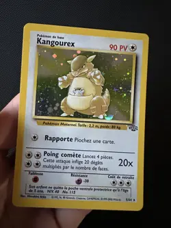 Kangourex 5/64 Rare Holo Edition 2 Jungle Francais FR Pokemon Card - Image 3