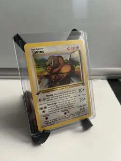 Tauros Pokemon Card Stomp Rampage Attack HP 60 1st edition 47/64 - Image 2