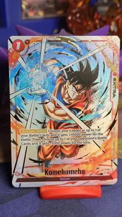 Kamehameha FS01-15 Son Goku Alternate Art -Dragon Ball Fusion World Card - Image 1