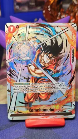 Kamehameha FS01-15 Son Goku Alternate Art -Dragon Ball Fusion World Card - Image 2
