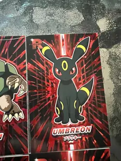 Pokemon Rocket Team Card Database Red Holo Box Hit Complete Set - Image 3