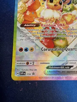 Pokemon TCG Eevee EX 174 Prismatic Evolutions Black Star Promo Card - Image 2