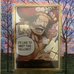 DON!! Card (Gold D. Roger) (Gold Frame) One Piece Card [OP-13] ENGLISH - Image 1
