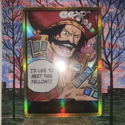 DON!! Card (Gold D. Roger) (Gold Frame) One Piece Card [OP-13] ENGLISH - Image 2