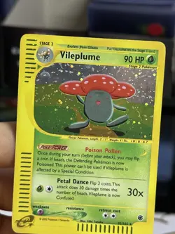 Vileplume 31/165 Expedition 2002 Holo Rare Pokemon Card TCG - Image 5