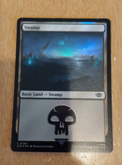 Foil Swamp (266) Basic Land Lord of the Rings Magic the Gathering card - Image 2