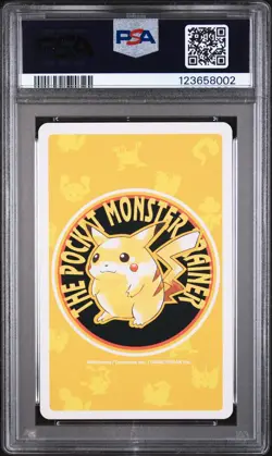 1998 POKEMON YELLOW VERSION PLAYING CARDS 10 OF SPADES #149 DRAGONITE PSA 10 - Image 2