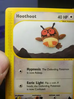 Pokemon Card Skyridge Hoothoot 65/144. E-Series E reader Non Holo - Image 2
