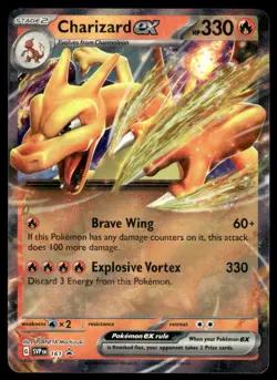 Pokemon TCG SV: Scarlet & Violet Promo Cards #161 Charizard ex NM - Image 1