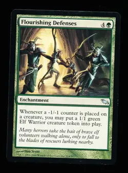 * * 1x Flourishing Defenses x1 * * Shadowmoor MTG NM Near Mint - Image 1