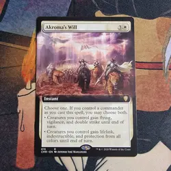 EXTENDED Akroma's Will, LP, Commander Legends (CMR), Magic the Gathering, MtG - Image 1