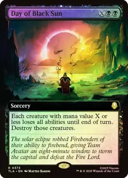 Day of Black Sun Foil Extended Art Avatar: The Last Airbender NM MTG - Image 1