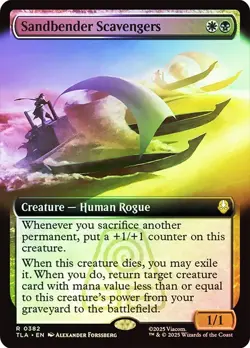 Sandbender Scavengers Foil Extended Art Avatar: The Last Airbender NM MTG - Image 1