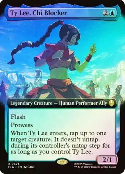 Ty Lee, Chi Blocker Foil Extended Art Avatar: The Last Airbender NM MTG - Image 1