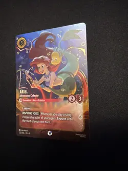Ariel - Adventurous Collector - 232/204 - Enchanted - Holo Foil Lorcana Fabled - Image 2