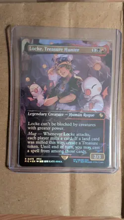 Locke, Treasure Hunter (Borderless) (Chocobo Track Foil) - Image 1