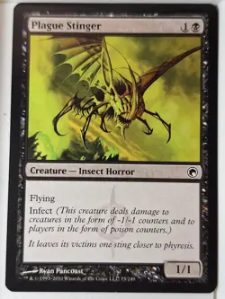 Plague Stinger - Scars of Mirrodin - Magic the Gathering MTG Nice! - Image 1