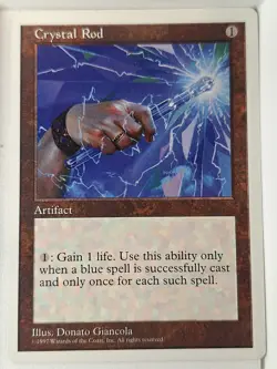 Crystal Rod - 5th Edition Core Set - Magic the Gathering MTG Nice! - Image 1