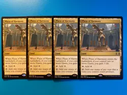 MTG 4x Plaza of Harmony # 254 Ravnica Allegiance Magic the Gathering x4 NM - Image 1