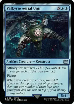 Valkyrie Aerial Unit (Foil) - 0084 - Final Fantasy - MTG - NM/M - Image 1