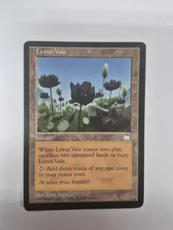 Lotus Vale MP MTG Magic the Gathering Weatherlight Reserved List - Image 1