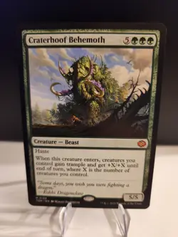 MTG: Craterhoof Behemoth Tarkir: Dragonstorm #138 Regular NM - Image 1