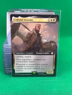 MTG - COLONEL AUTUMN - EXTENDED ART - Fallout (R) - Image 1