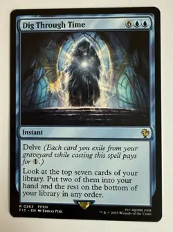 Dig Through Time - FIC 0263 NM - MTG Magic - Image 1