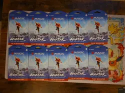 Avatar: The Last Airbender Play Booster pack Sleeved x10 for Magic the Gathering - Image 1