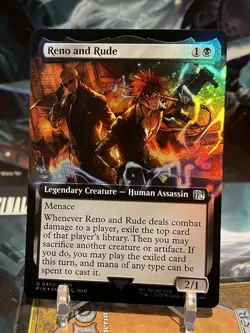 MTG | Reno and Rude (Extended Art) [FINAL FANTASY] ✨FOIL✨ - Image 1