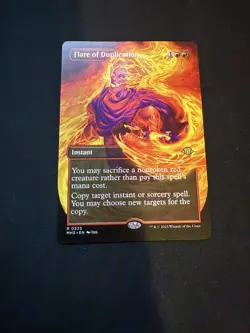 MTG Flare of Duplication Borderless - MH3 0333 - #D254 - Image 1