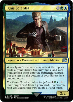 Ignis Scientia (Foil) - 0227 - Final Fantasy - MTG - NM/M - Image 1