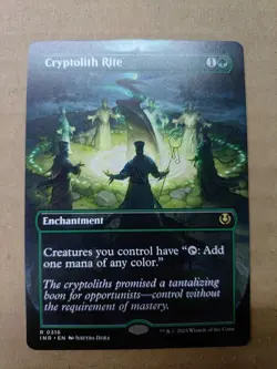 Cryptolith Rite INR #316 Extended Art Non-Foil NM MTG - Image 1