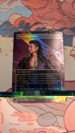 Warrior's Resolve (Borderless) Commander: Final Fantasy Foil - Image 1