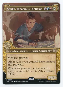 Sokka, Tenacious Tactician (Showcase) #0352 MTG Avatar: The Last Airbender Magic - Image 1
