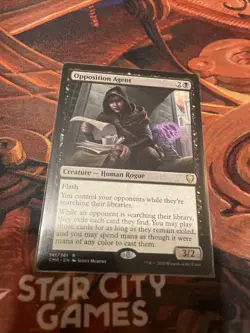 Magic The Gathering Opposition Agent Commander Legends 141/361 Mint GAME CHANGER - Image 1