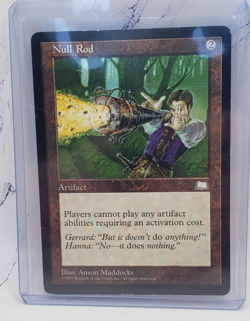 Magic the Gathering Null Rod Artifact Weatherlight - Image 1