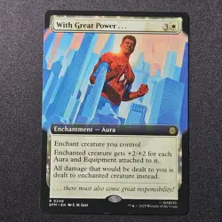 With Great Power... (Extended Art) - R - Marvel's Spider-Man #248 - NM - Image 1