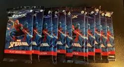12x Magic: The Gathering (MTG) Marvel Spiderman Play Booster Pack X12 - Image 1