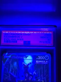 PSA 10 GEM MINT UMBREON V ALT ART 189/203 EVOLVING SKIES 2021 POKEMON TCG - Image 3