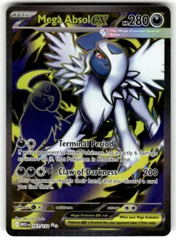 Pokemon TCG ME01: Mega Evolution #161/132 Mega Absol ex NM - Image 1