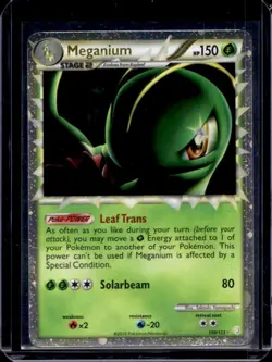 2010 Pokemon HeartGold & SoulSilver Meganium #109/123 - Image 1