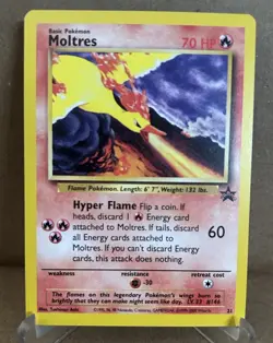 Pokemon TCG - Moltres-21-Promo Wizards Black Star Promos Near Mint - Image 1