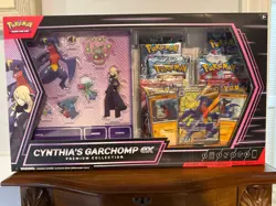 Pokemon TCG Cynthia's Garchomp ex Premium Collection Box Sealed New - Image 1