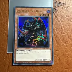 Yu-Gi-Oh! Zombyra The Dark LART-EN059 Ultra Rare Limited Edition Lost Art - Image 1