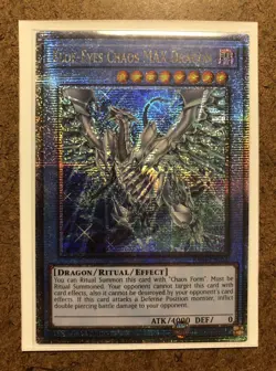 Yugioh - Blue-Eyes Chaos MAX Dragon RA04-EN051 - Quarter Century - Alt Art - NM - Image 1